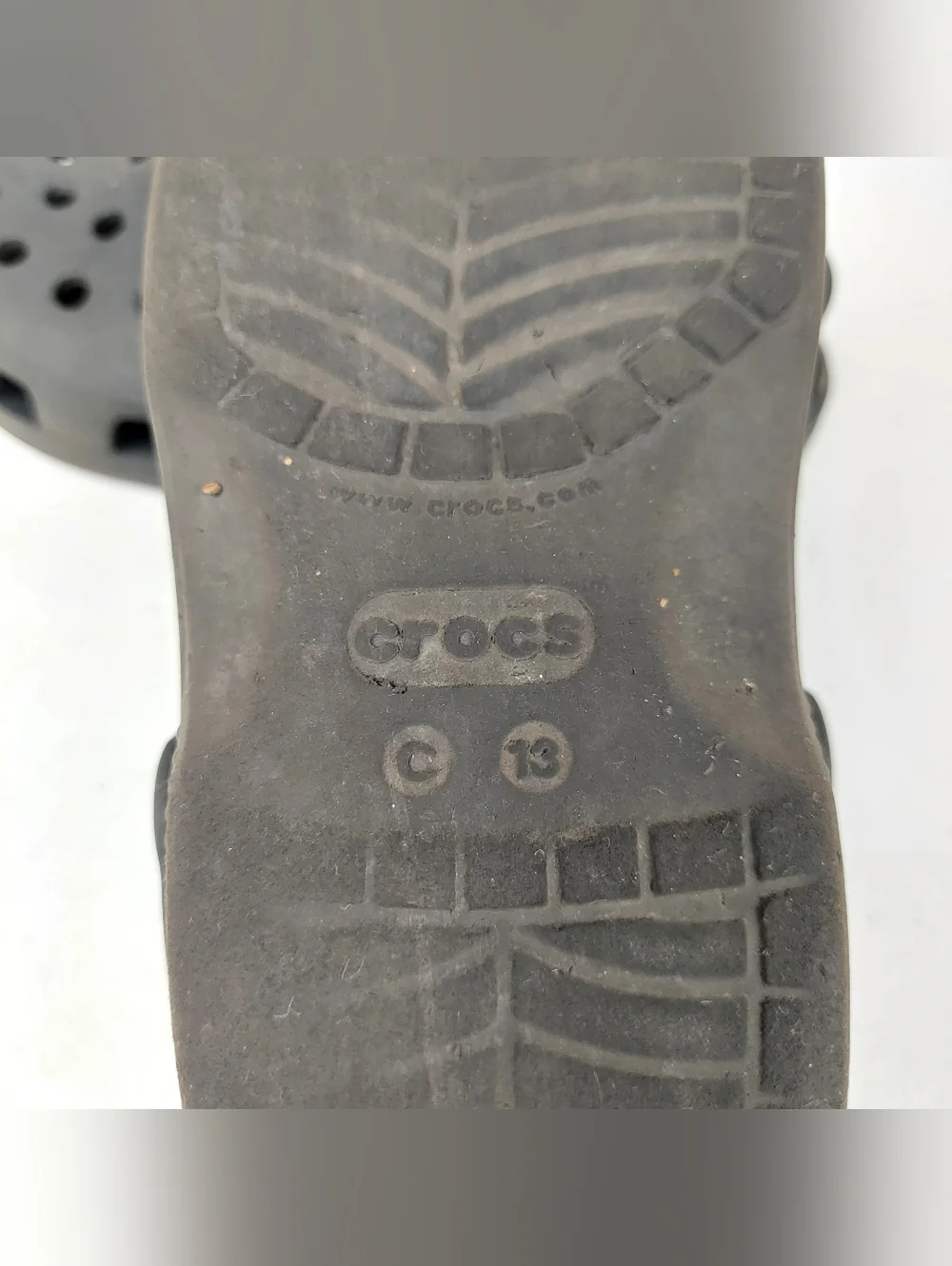 Children's Black Crocs Sandals - Comfortable Slip-On Size 13